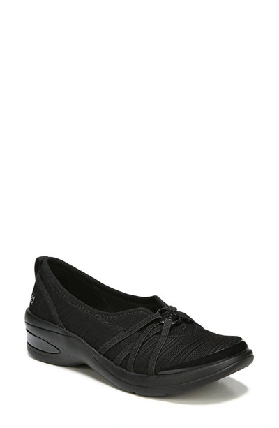Bzees Lana Slip-on Sneaker In Black Gradient Fabric