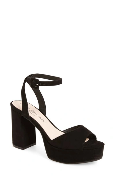 Chinese Laundry Theresa Platform Sandal In Black