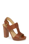 MICHAEL MICHAEL KORS BECKER BLOCK HEEL PLATFORM SANDAL,40S0BKHS2L