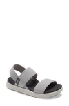 Keen Elle Webbing Strap Sandal In Drizzle Fabric
