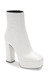 GIUSEPPE ZANOTTI LEATHER PLATFORM BOOTIE,I070012