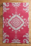 ANTHROPOLOGIE STONEWASHED MEDALLION RUG BY ANTHROPOLOGIE IN PURPLE SIZE SQUARE,32878688