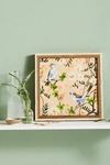 Artfully Walls Two Birds In A Tree Wall Art By  In Orange Size S