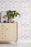York Wallcoverings Synchronized Wallpaper By  In Pink Size S