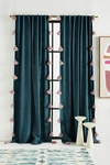 ANTHROPOLOGIE MINDRA CURTAIN BY ANTHROPOLOGIE IN BLUE SIZE 108",47050596