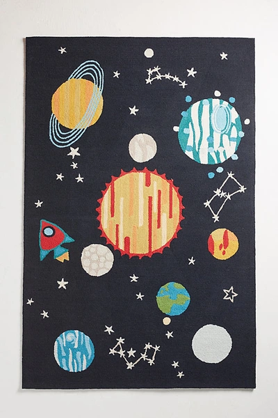 Anthropologie Constellation Rug By  In Blue Size M