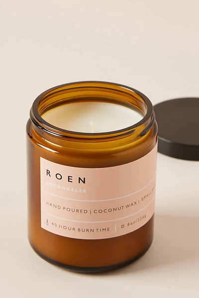 Roen Amber Jar Candle By  In Pink Size S