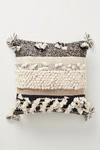 All Roads Design All Roads Yucca Pillow By  In Black Size 18" Sq