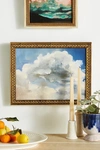 Artfully Walls Clouds Wall Art By  In Brown Size S