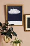 Artfully Walls Storm Cloud Wall Art By  In Yellow Size S