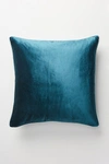 ANTHROPOLOGIE ADELINA VELVET PILLOW BY ANTHROPOLOGIE IN BLUE SIZE 22 X 22,45455754AA