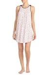 Kate Spade Jersey Chemise In Scattered Dot Pink