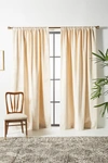 ANTHROPOLOGIE VELVET SLUB CURTAIN BY ANTHROPOLOGIE IN WHITE SIZE 108",45467068AA