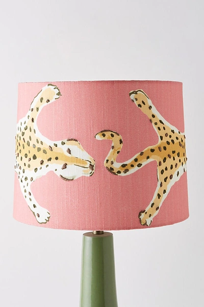 Dana Gibson Leopard Lamp Shade By  In Orange Size S In Orange