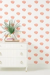CLARE V LOTUS STRIPED WALLPAPER BY CLARE V. IN PINK SIZE XS,46811808