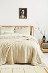 ANTHROPOLOGIE MODERNA LINEN QUILT BY ANTHROPOLOGIE IN BEIGE SIZE CA KNG DVT,45407387AA