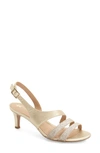 Naturalizer Taimi Slingback Sandal In Gold Pearlized