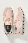 On Women's Cloud Waterproof Low-top Running Sneakers In Pink
