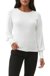 MICHAEL STARS MISHA PUFF SLEEVE TOP,2593