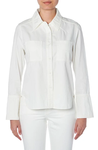 Trave Octavia Cotton Button-up Shirt In Big Empty