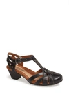 Rockport Women's Aubrey T Strap Sandal In Black In Black