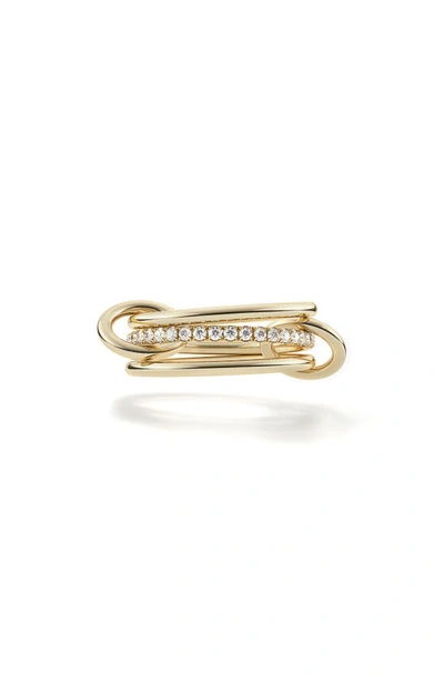 Spinelli Kilcollin Women's Sonny 18k Yellow Gold & Diamond 3-link Ring