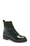 JEFFREY CAMPBELL FISCHER LACE-UP LEATHER BOOT,FISCHER-F