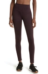 Zella Live In High Waist Leggings In Purple Nebula