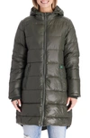 MODERN ETERNITY MODERN ETERNITY 3-IN-1 WATERPROOF QUILTED DOWN & FEATHER FILL MATERNITY PUFFER COAT,MEP019