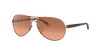 Oakley Feedback Brown Gradient Polarized Aviator Ladies Sunglasses Oo4079 407914 59 In Vr50 Brown Gradient