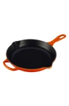 LE CREUSET LE CREUSET SIGNATURE HANDLE 10 1/4 INCH ENAMEL CAST IRON SKILLET,LS2024-262