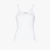 Ksubi Ribbed Cotton Tank Top In Weiss