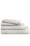 Casper Sateen 276 Thread Count Organic Cotton Sheet Set In Gray