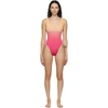 BOUND BY BOND-EYE PINK & ORANGE 'THE MARA' ONE-PIECE SWIMSUIT