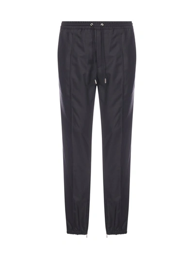 Dior Homme Drawstring Waist Track Trousers In Black