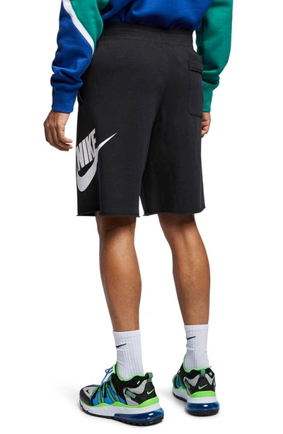 Nike Sportswear Alumni Shorts In Black/white