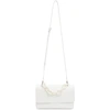 MSGM WHITE CHAIN HANDLE DOUBLE BAG