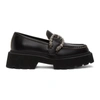 GUCCI BLACK TIGER HEAD LOAFERS