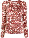 La Doublej Skinny Jersey Crew Top In Neutrals