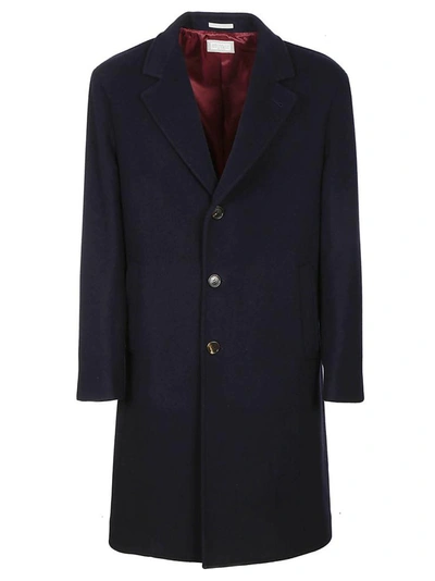 Brunello Cucinelli Men's Blue Cashmere Coat