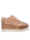 STELLA MCCARTNEY ELYSE STAR SHOES IN COPPER COLOR