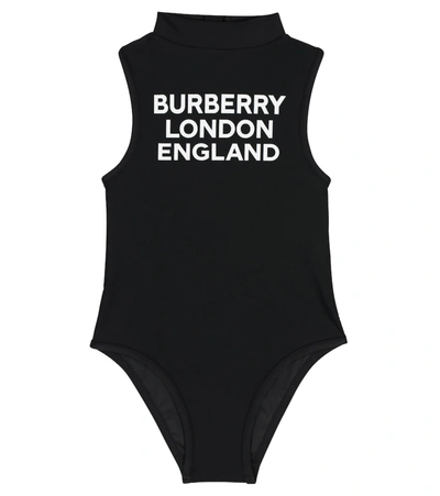Burberry Kids' Little Girl's & Girl's Kg7 Iris One-piece Swimsuit In Black