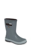 Bogs Skipper Solid Waterproof Rain Boot In Gray