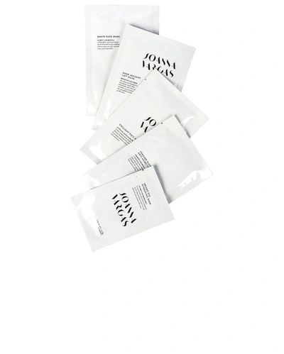 Joanna Vargas Glow To Go 5-sheet Mask Set In Silver