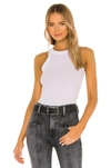 Wsly The Rivington Ribbed Stretch-tencel Lyocell Tank In White