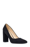 Nine West Cecilee Pump In Black Suede