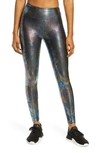 HEROINE SPORT MARVEL METALLIC HIGH WAIST LEGGINGS,HS-4-019