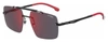 Carrera Ca8034se Ao 0003 Rectangular Sunglasses In Red