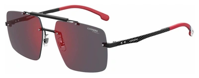 Carrera Ca8034se Ao 0003 Rectangular Sunglasses In Red