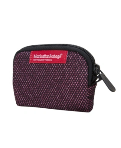 Manhattan Portage Midnight Coin Purse In Burgundy